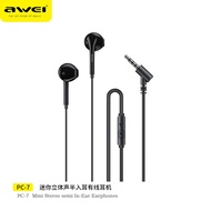 AWEI PC-7 Mini Stereo Semi In-Ear Wired Earphone