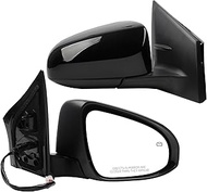 Dasbecan Right Passenger Side Mirror Compatible with Toyota Corolla 2014-2019 Power Glass Heated Pai