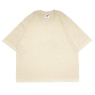 Boxy Basic Tees | Plain Boxy Shirt | Boxy Combed 24s Shirt | Beige Beige Beige | Snackingchoices