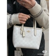 [Kou#Chi]C0ach city tote Mini Tote Bag Shopping Bag Underarm bag First Layer Cowhide Shoulder Bag Cr