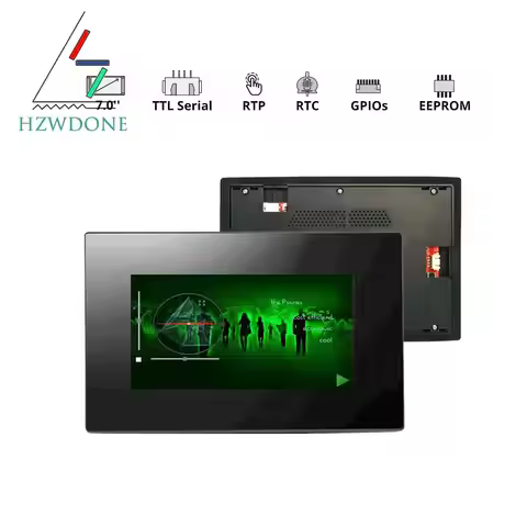 NX8048P070-011R-Y/NX8048P070-011C-Y – 7.0” Nextion Intelligent Series HMI Touch Display with enclosu