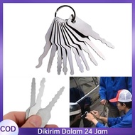 10pcs/Set Door Lock Pick Quick Opener Tools Locksmith Tools Lock Pick