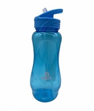 🇯🇵Sony Playstation Sports Bottle with Lid Adjustable Lip Straw Ice Tube Handle Sport Water Container Drinking Cup Stein Flask Utensil Clear PVC Camping Outdoor BBQ Barbecue Leisure PS4 PS5 Japan Blue 9" BPA-Free 日本索尼運動水樽連蓋可開關瓶口飲管冰格掛勾密實水樽水瓶水杯露營野餐戶外便攜隨行透明藍色