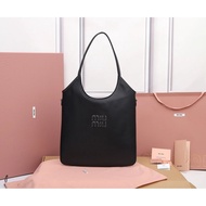 New Style miumiu Bag ivy Ladies hobo Double Color Matching Isetan Limited tote Bag tote Shell Bag Bu