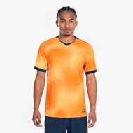 KIPSTA Adult Short-Sleeved Football Shirt CLR - Orange/Navy