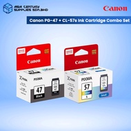 Canon PG-47 + CL-57s (Combo Set) Original Ink Cartridge / Canon E400 E410 E470 E417 E460 E477 E480 E