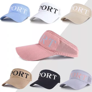 Topi senam rajut sport merah wanita topi senam aerobik olahraga wanita topi wanita senam kekinian