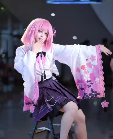 Anime Kimono Cosplay Costume for Kusunagi Nene and Otori Emu Full Suit