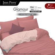 【SHOPEE EXCLUSIVE】Bedtalk Glamour Fitted Bedsheet Set | Super Soft Yarn Fabric - 750TC, Anti-Static