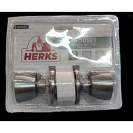 Herks Entrance Lock Set 60mm Lockset Door Knob 25-45mm Door Thickness - HL1001SS