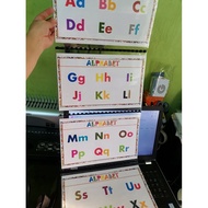 ✜ABAKADA | ENGLISH ALPHABET|  MODERN FILIPINO ALPHABET | WALL CHART | 4 PCS |