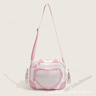 กระเป๋าเป้สะพายหลังอะนิเมะแมวกล Cat Ita - กระเป๋าเป้สะพายหลังโรงเรียนน่ารัก Y2K สำหรับผู้หญิง