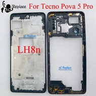 6.78 Inch For Tecno Pova 5 Pro LH8n LH8 LCD Faceplate Frame Front Middle Frame Battery Cover Back Ho