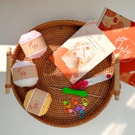 LADYCO Beginner Crochet Set - Full Milk Cotton Crochet Kit