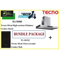 TECNO HOOD AND HOB BUNDLE PACKAGE FOR ( KA 9980 &amp; TA 303VC)