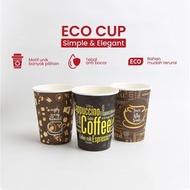 Plain & patterned coffee cups, size 6OZ & 8OZ, contents 25 pcs & 50 pcs