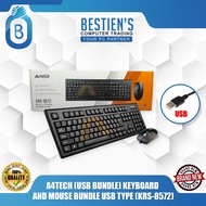 A4TECH (USB BUNDLE) KEYBOARD AND MOUSE BUNDLE USB TYPE (KRS-8572)