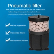 Pneumatic Aquarium Filter Efficient Oxygenation Bio-Filtration Cyclic Water Purification
