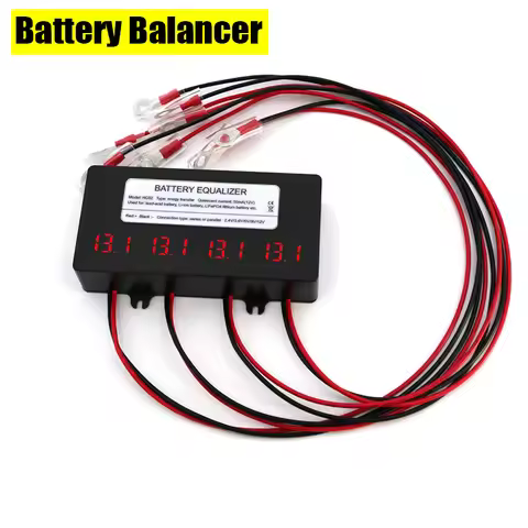 Battery Equalizer HC02 Batteries Regulators 4S Active Connect Solar System Charge Controller Voltage