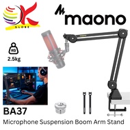 MAONO BA37 MICROPHONE SUSPENSION BOOM ARM MICROPHONE STAND WITH EASY ADJUSTMENT AND PRECISION POSITI