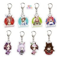 Anime Keychain Uma Musume Pretty Derby Acrylic Stand Ornaments Keychain Oguri Cap Clear Bliss Agnes 