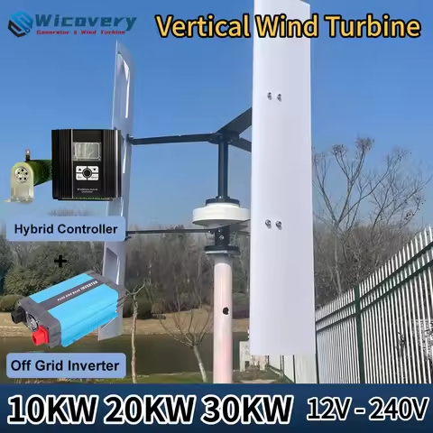 Low RPM Generator 100000W 20KW Vertical Wind Turbines 3Phase AC Permanen Magnet Generator Complete R
