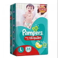 Diaper pampers Diaper Pants New Model m60,l54,xl48 Pieces