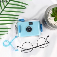 BERSY Waterproof Lomo Camera, Waterproof 35mm Children Retro Camera, Mini Colorful Reusable Retro Cu