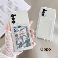 Casing Oppo A54 A55 A57 A58 A73 A74 A76 A77S A78 A91 A92 A94 A95 A96 F9 F15 F19 Pro R17 Transparent 