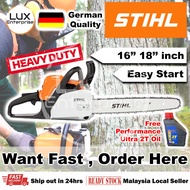 🔥READY STOCK🔥Ship in 24 Hrs🔥 MS180 MS170 16" / 18'' ORIGINAL STIHL Chainsaw HEAVY-DUTY Mesin Potong 