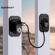 2PCS Fridge Lock Protection Fridge Locks -Friendly Freezer Lock ,Black with Key