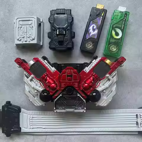 Bandai anime peripherals Kamen Rider W Belt can be linked to DX Steel Luna, Hayate Ace, Skeleton E-B