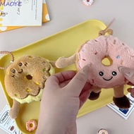 MAOYE Simulation Donut Plush Pendant, Cartoon Doughnut Donut Plush Key Rings, Trinket Plush Kawaii C