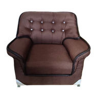 Sofa ชุดSanta โซฟารับแขก1ที่นั่ง ผ้าฝ้ายสังเคราะห์ทั้งตัว คอนโด ห้องนอน ห้องรับแขก Minimal รับน้ำหน