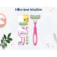 Schick Intuition Xtreme 3 Sensitive 2+1 free