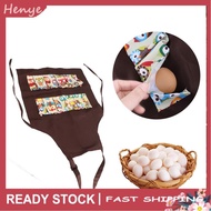 Henye Egg Apron  Retrieval 12 Pockets Exquisite Cutting for Geese and Ducks (Child 12cm/4.7in)