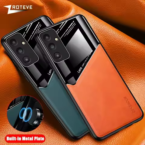 For Samsung A55 A56 Case ZROTEVE Leather Texture Soft Frame PC Cover For Samsung Galaxy A55 A35 A34 