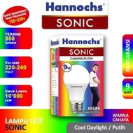 HANNOCHS SONIC 9 WATT WHITE LED LAMP, HANNOCHS 9 WATT LED BULB WITH WARRANTY