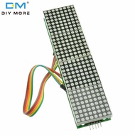 diymore MAX7219 จอแสดงผล LED ไมโครคอนโทรลเลอร์ 4 in 1 พร้อมโมดูลควบคุม Dot Matrix 5P สำหรับ Arduino 