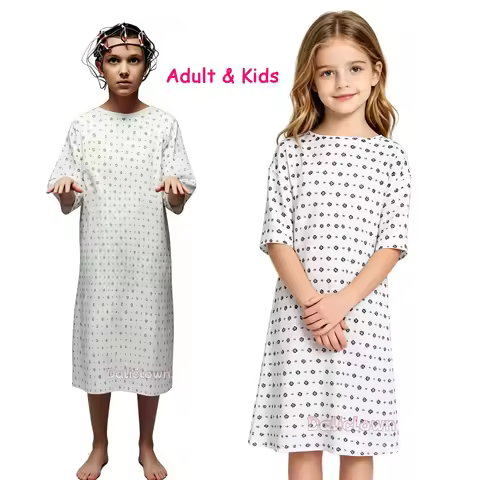 TV ST Eleven Cosplay Laboratory Dress Kids Nightgown For Women Girls Costume 11 Cosplay Role Play Ou