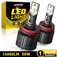 AUXITO LED Car Headlight - White (2 Pcs) H4/9003/9005/9006/H8/H11