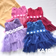 Dress Baju Gaun Bayi Perempuan 6 12 bulan Dress Baby Cewek 0 6 Bulan Kekinian Model Terbaru 2023 Rok