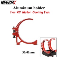 NEEBRC RC Motor Cooling Fan Holder 30/40mm Aluminum Holder Heatsink For 1/10 1/8 RC Car 4068 4082 40