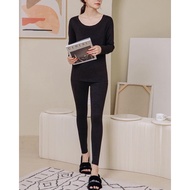 Outfit Woman Set Ibu Mengandung Heattech Develvet Thermal Elastik 37°C