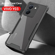Vivo Y03 Shockproof Phone Case For Vivo S18 Pro V29 V27E Y17s Y36 5G V27 Pro Y27 Transparent Protective Casing Cover