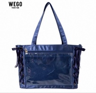 WEGO 藍色透明痛包