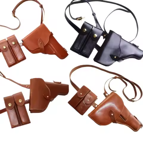 CHINESE ARMY PLA ARMED MILITARY TACTICAL OFFICER 92、92G、92 54 K54 Tokarov TT33 M20 Leather Holster S