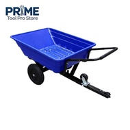 ATV Trailer Garden Transportation Tow Tipping Quad Farm Horses Tractor Dump Utility Cart