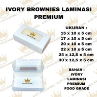 RATU QUEEN | DOS PREMIUM LAMINATED BROWNIESIVORY 17x10x5. 20x10x5. 22x10x5. 25x12.5x5. 30x12.5x5CM H