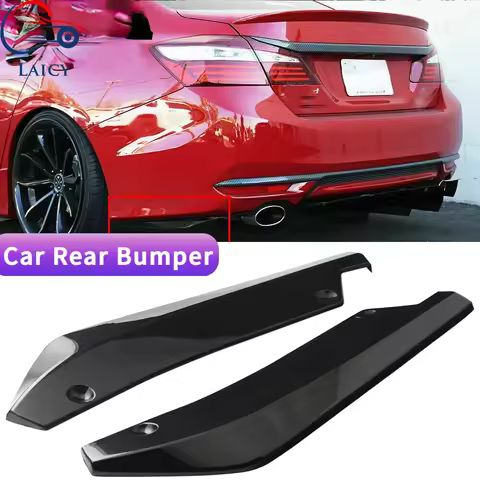 LAICY For H0nda Accord 2008-21 Car Rear Bumper Splitter Diffuser Canard Wrap Spoiler Side Fender Ski